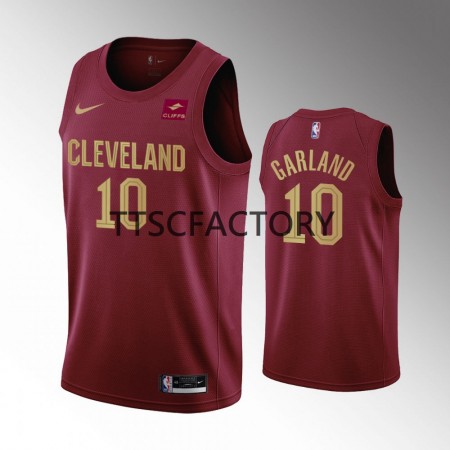 Camiseta Hombre NBA Cleveland Cavaliers Darius Garland 10 Nike 2022-23 Icon Edition Rojo Swingman